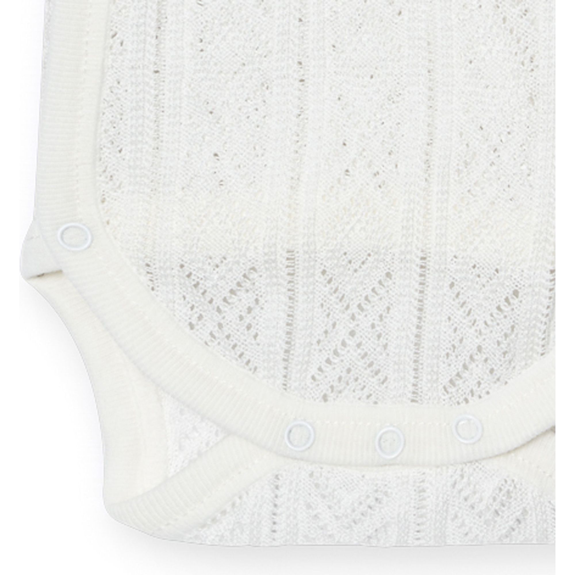 Body cruzado bebé sin mangas perlé