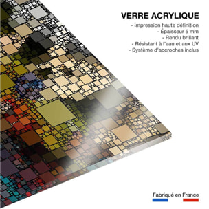 Tableau vitraux sagrada familia Tableau plexiglas