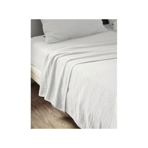 Drap plat en gaze de coton 240 x 300 cm - GAIA
