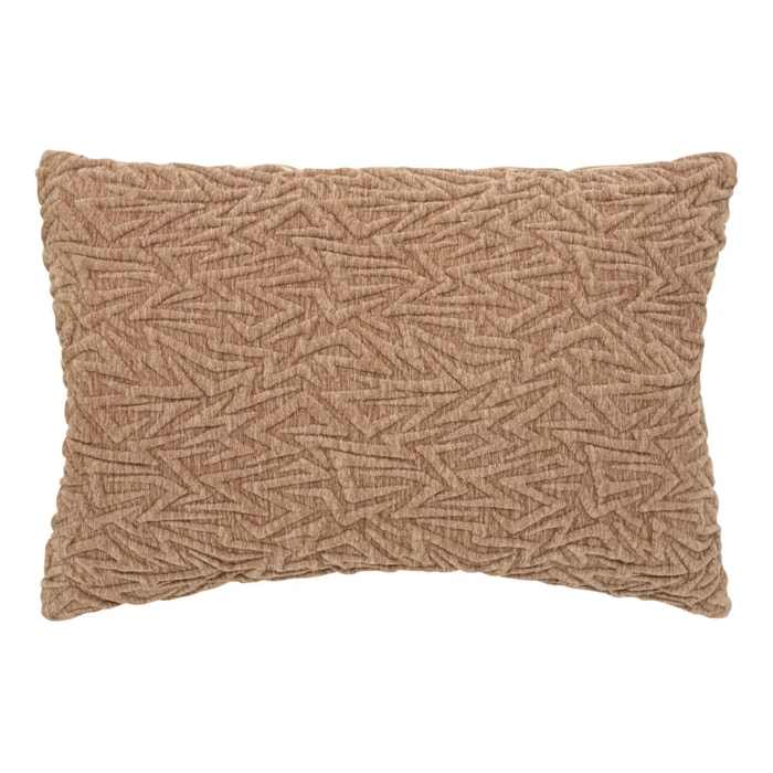 Coussin Betima rectangulaire 38x58cm marron