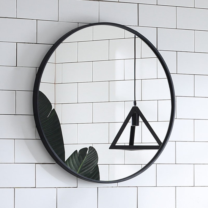 Miroir Rond Metal 60cm x 60cm x 3,5cm