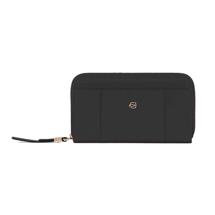 Piquadro Portafogli donna grande zip-around