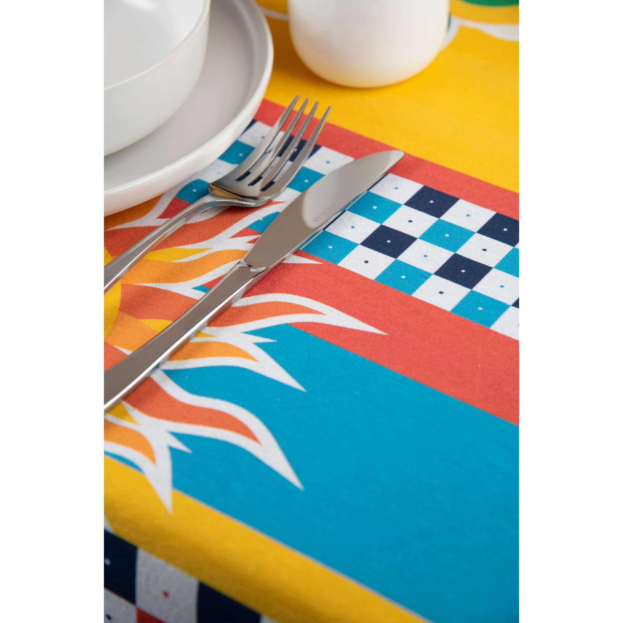 Nappe 140×240 Excelsa – Sicilian Rhapsody, Coton Multicolore