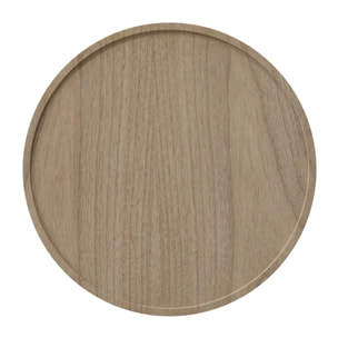 Table basse ronde en bois de mindi D60 cm - Paloma