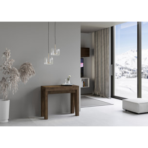 Console Naxy Small cm.90x42 (extensible à 196) Noyer