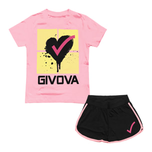 Completo Corto Bimba Ragazza GIVOVA Cotone