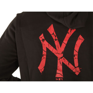 Felpe New Era New York Yankees Mlb Seasonal Infill Hoodie Nero