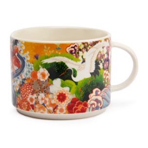 Set de 4 Grandes Tasses Excelsa – Kimono, New Bone China Multicolore