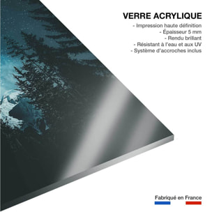Tableau voie lactée alpine Tableau plexiglas