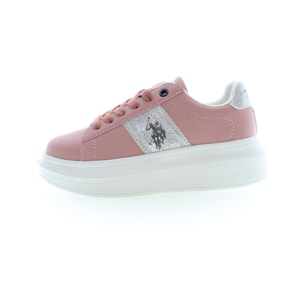 Sneakers U.S. Polo Assn Pink-Silver