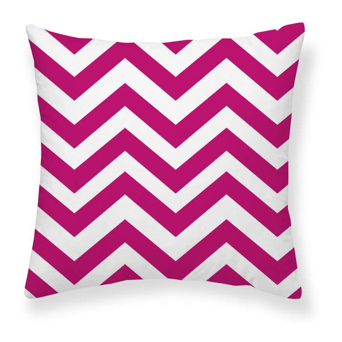 Pack 2 fundas de cojín deco MOUNTAIN MALVA Nordic-Home