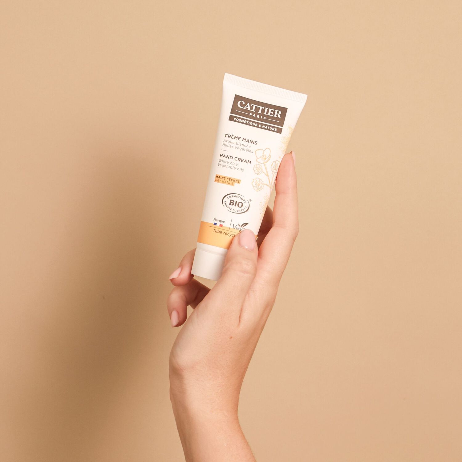 Crème Mains Sèches - Argile Blanche & Huiles Végétales 75 ml