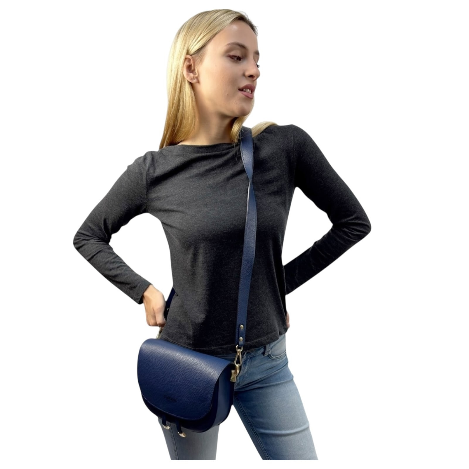 Borsa a tracolla Cheval Firenze Vega Blu Scuro