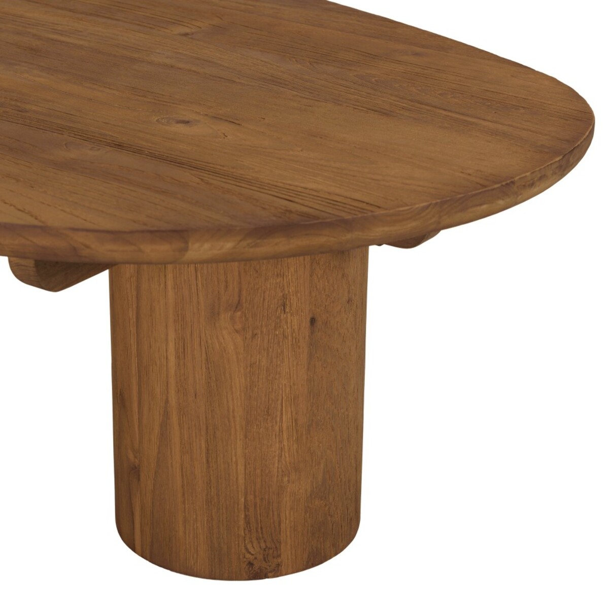 SIXTINE - Table basse 140x75cm en bois de teck recyclé