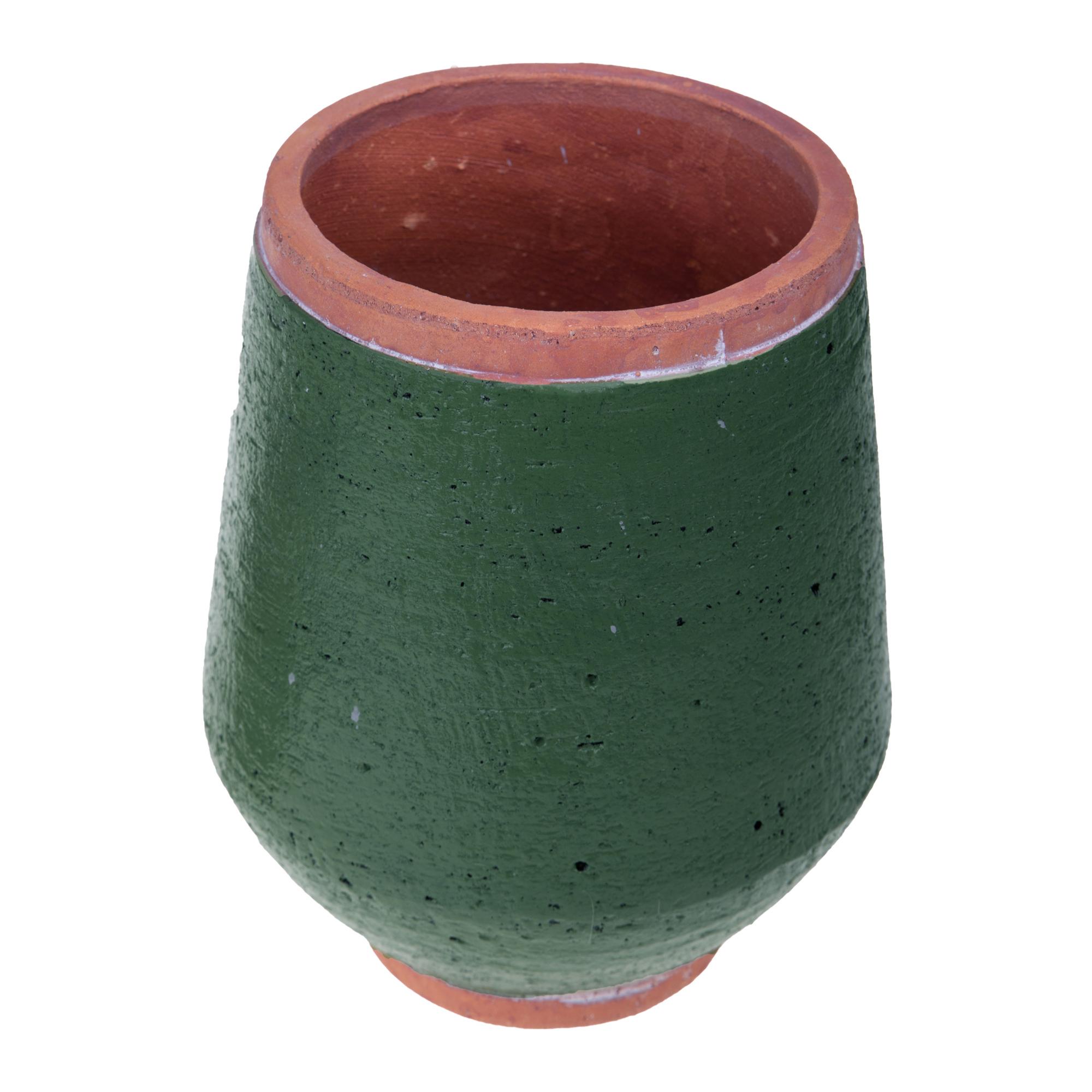 Vaso 24X24Xh.30 Cm - Pezzi 1 - 24X30X24cm - Colore: Verde - Bianchi Dino - Decori Casa E Complementi