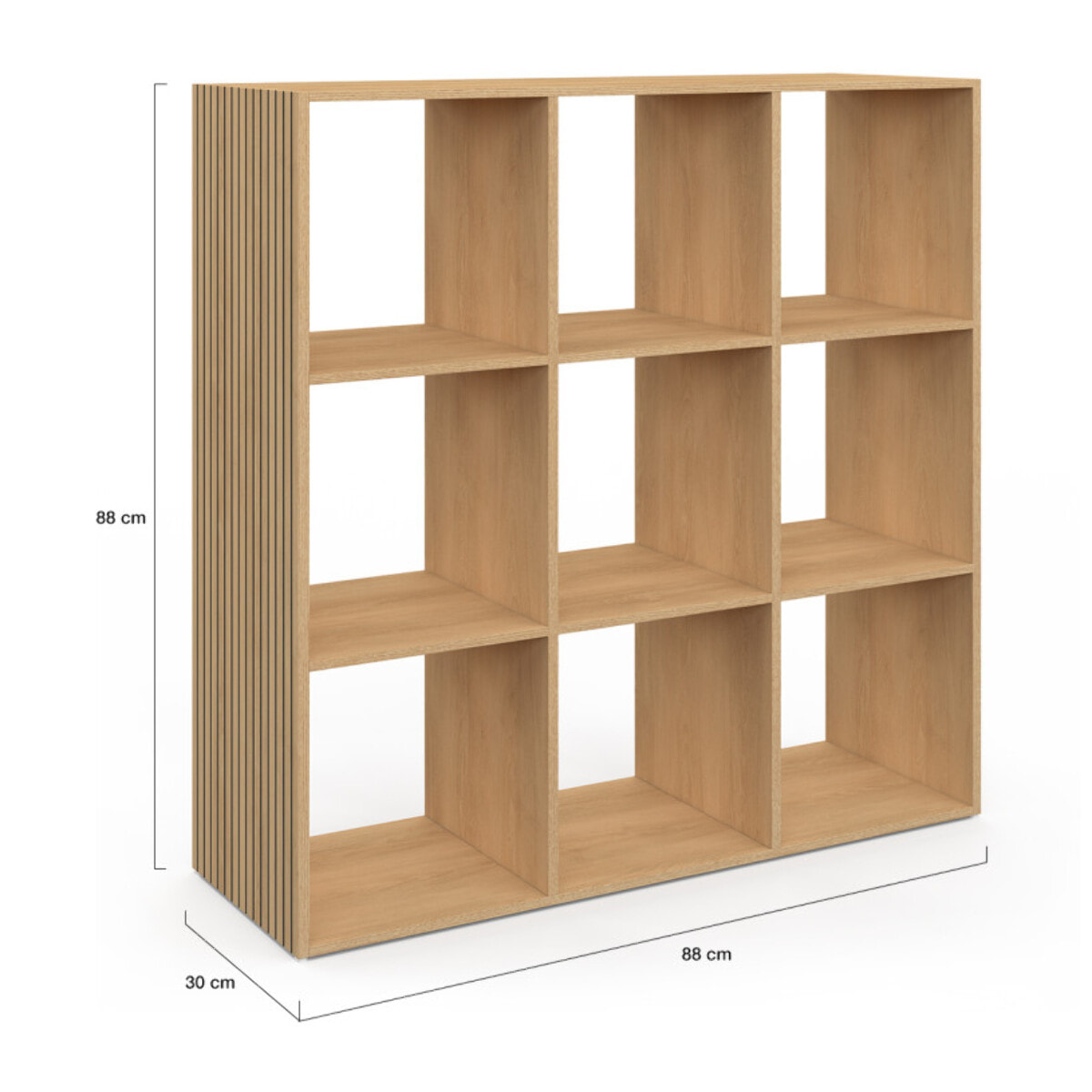 Meuble de rangement cube Faustine 9 cases