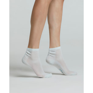 CALZA COTONE MELOGRANO EFFETTO RETE