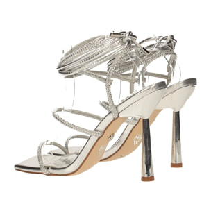 Sandali Donna Tata Italia Argentato