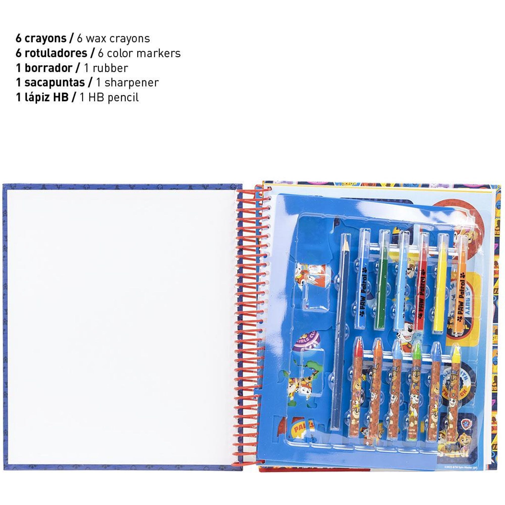 Album Actividades Coloreable Paw Patrol