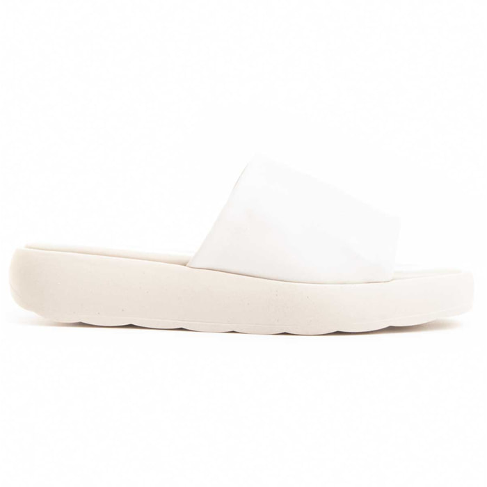 Sandalias de Plataforma - Blanco - Altura: 3 cm