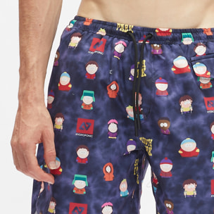 Boardshort tipo volley 16' SP MIX South Park x Hydroponic