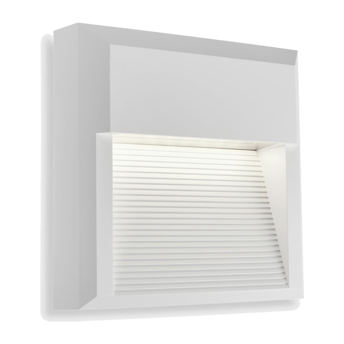 LEDS·C4 Aplique Exterior IP66 Kossel Indirect Square 200MM LED 7W Blanco Neutro 4000K