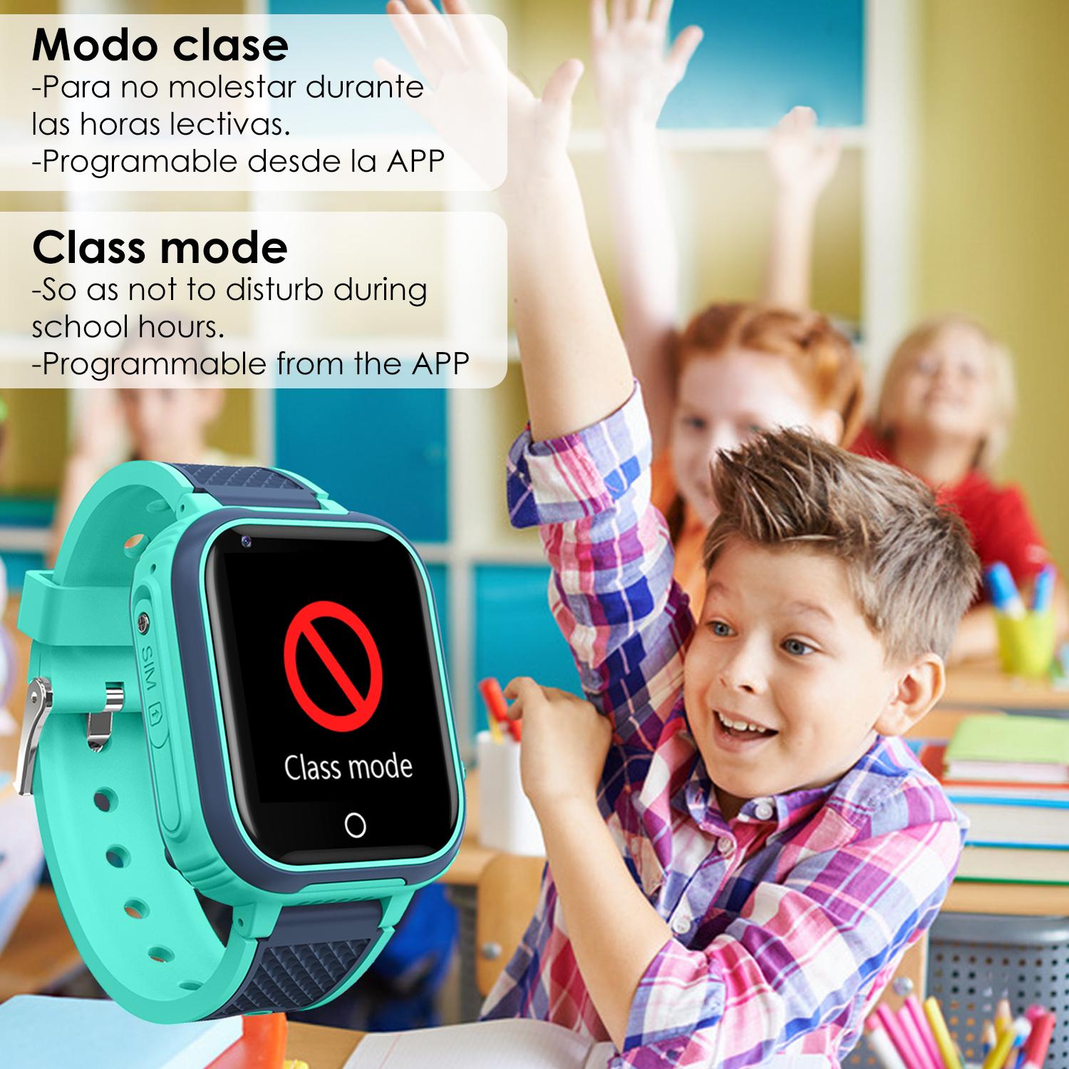 Smartwatch 4G GPS e Wifi LT21 per bambini. Videochiamate, cercapersone e comunicazione a 3 vie.