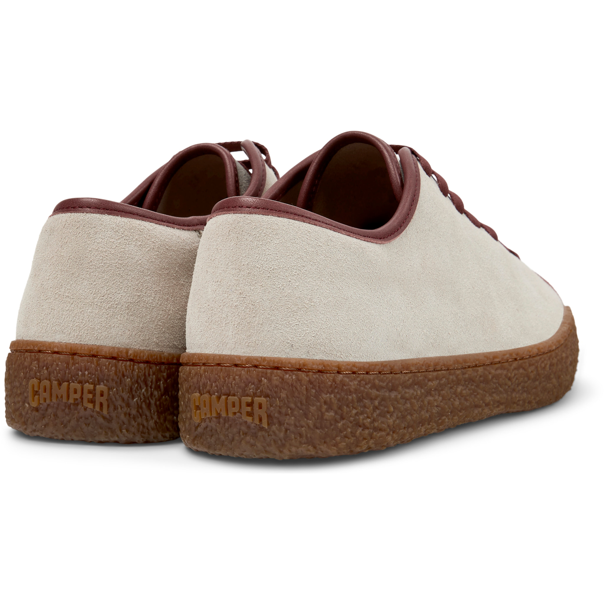 Sneakers - CAMPER Peu Terreno - Beige - Pelle scamosciata