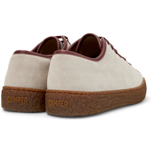 Sneakers - CAMPER Peu Terreno - Beige - Pelle scamosciata