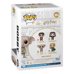 Harry Potter Anniversario Funko Pop! Vinile Figura Dobby con Libro e Calzino 9 Cm