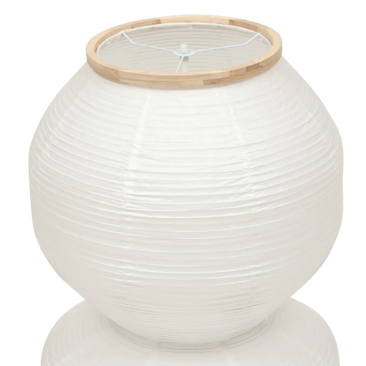 Lampadaire Nika cylindrique H.100cm blanc