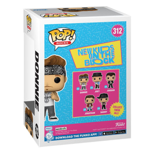 New Bambino On The Block Pop! Rocks Vinile Figura Donnie 9 Cm Funko