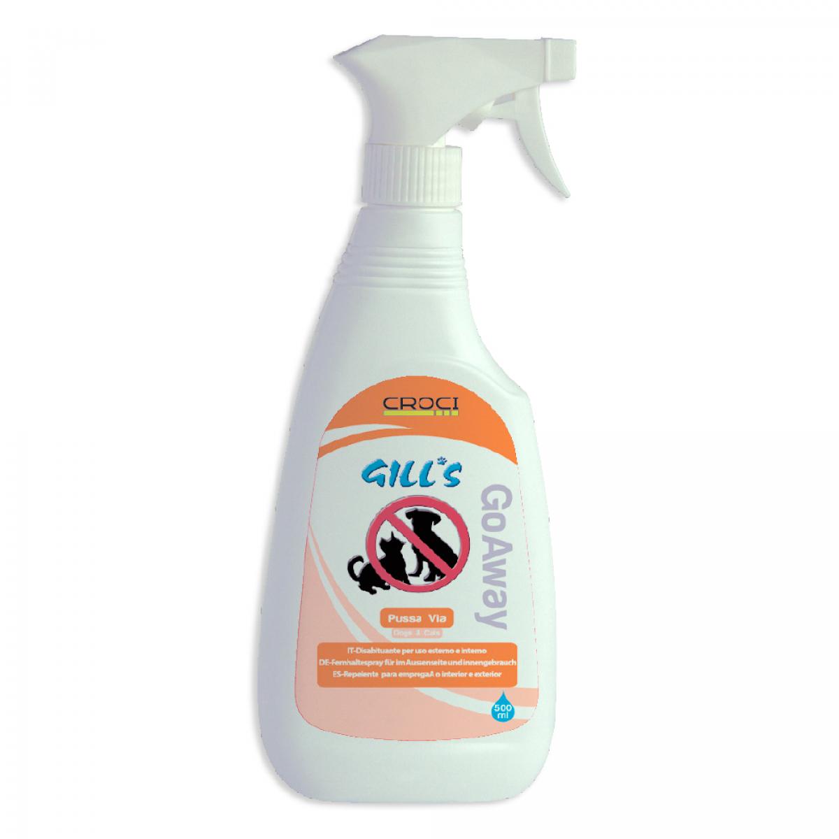 Disabituante per cani - Gill's Pussa Via 500 ml - Croci