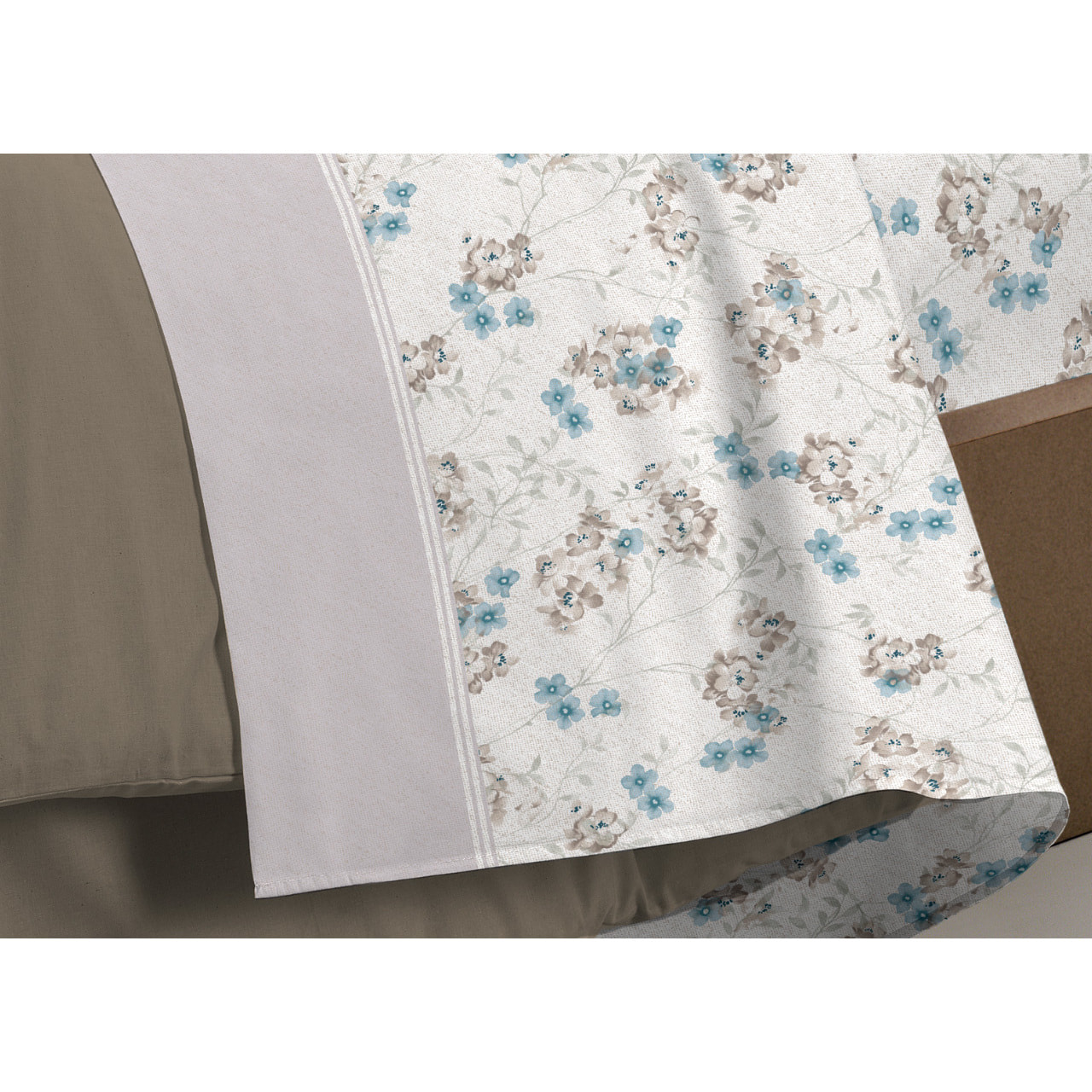 Completo Lenzuola In Calda Flanella Made In Italy Linea Europa Petra Beige