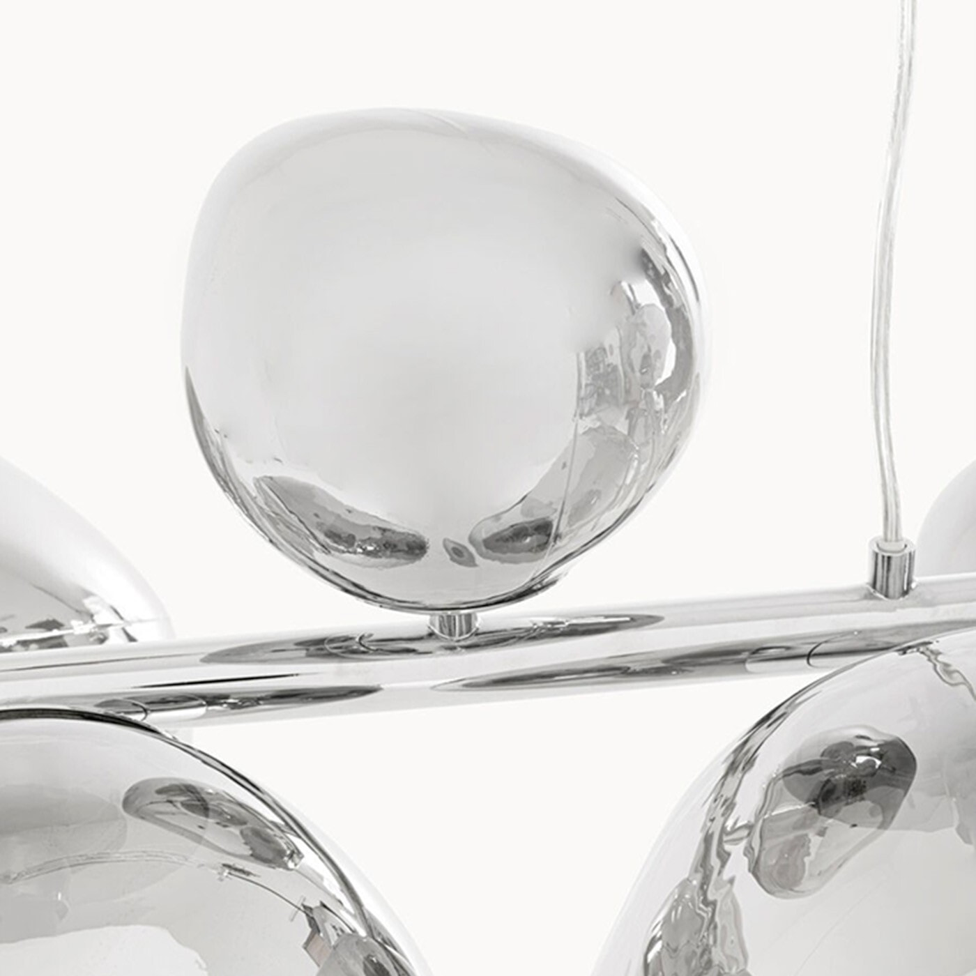 Suspension Burbuja chromée Kare Design