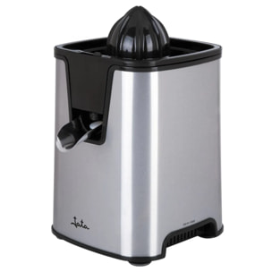 Exprimidor de naranjas eléctrico JATA JEEX1046 de acero inoxidable. Con 2 conos