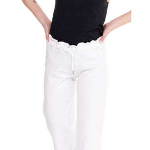 Pantalones deportivos de mujer brillantes hasta los tobillos