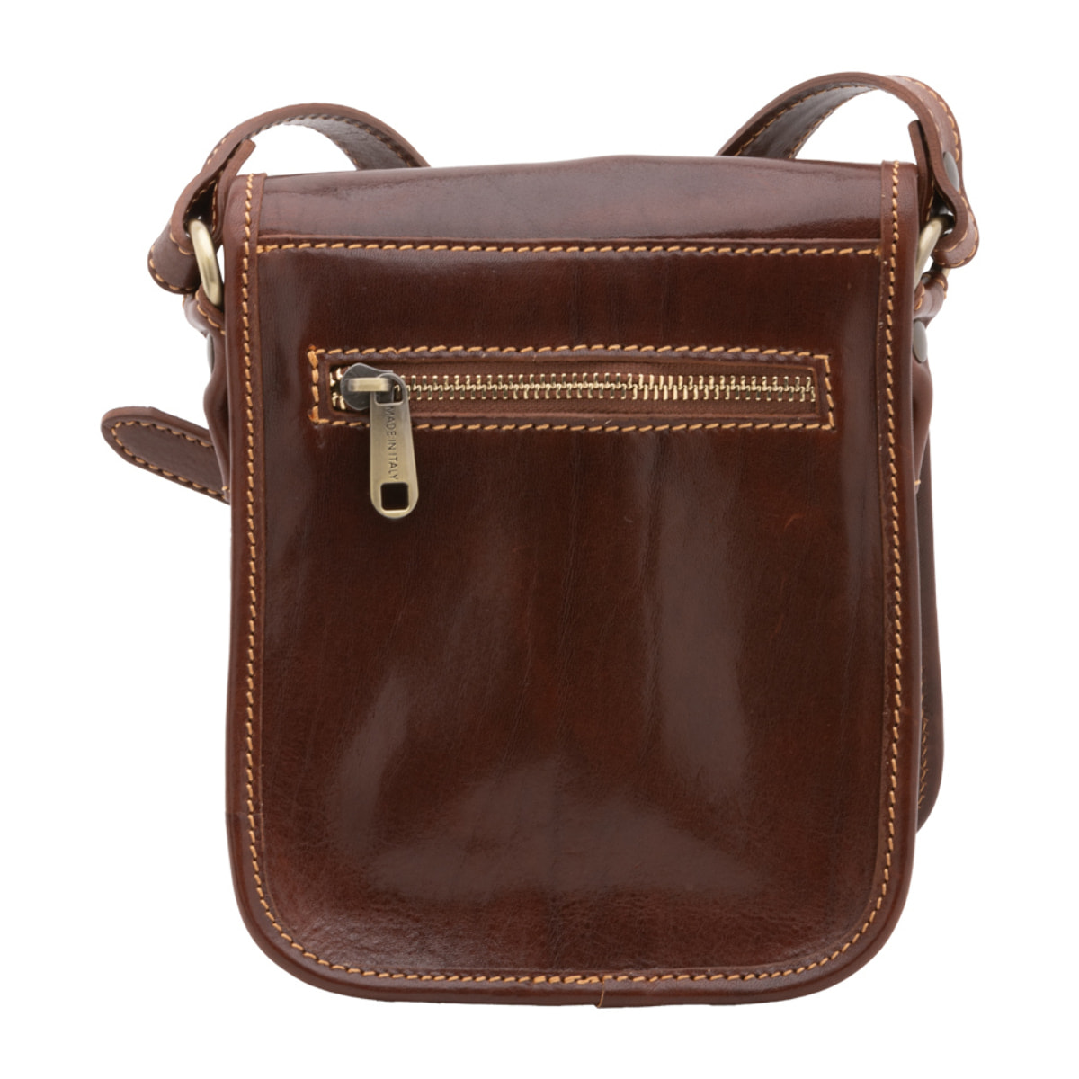 Borsa a tracolla  da uomo In Vera pelle Made in Italy 20x16,5x10 cm