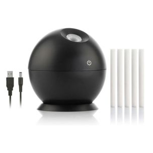 Mini Humidificador Difusor de Aromas Black InnovaGoods