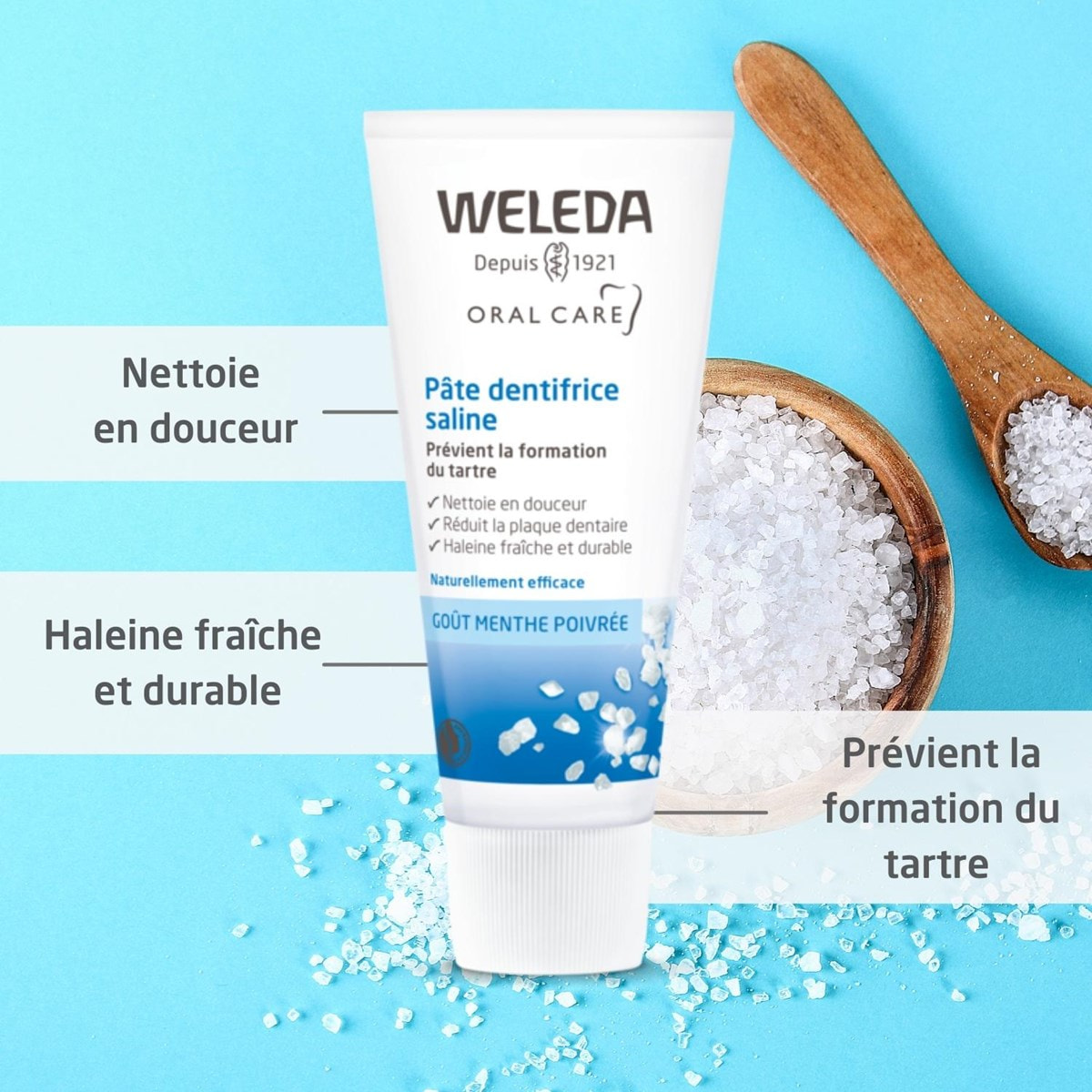 WELEDA - Duo Pâte dentifrice saline - 2x75 ml