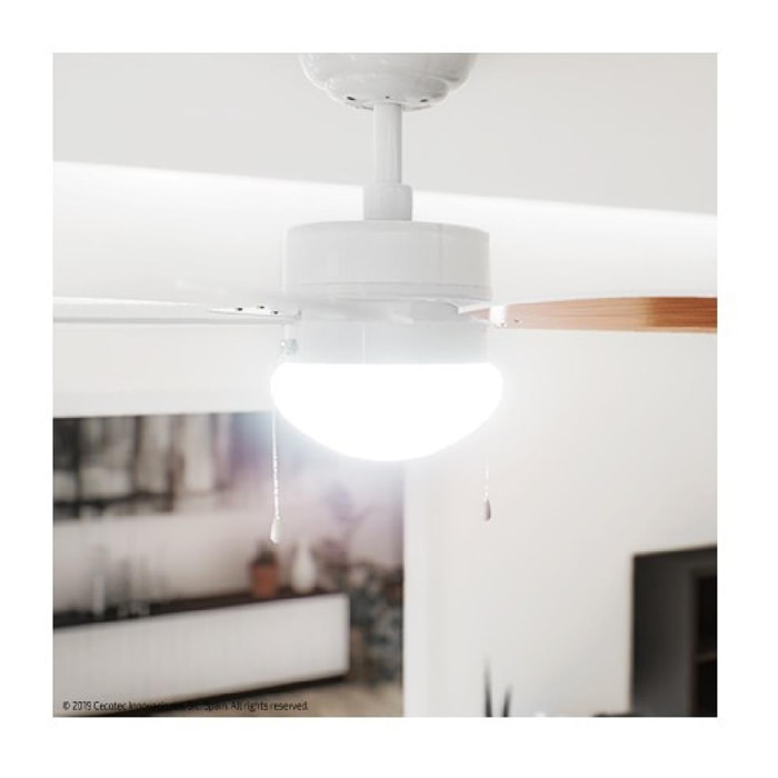 Cecotec Ventilateur de Plafond avec Lumière EnergySilence Aero 360. 50 W, Faible
