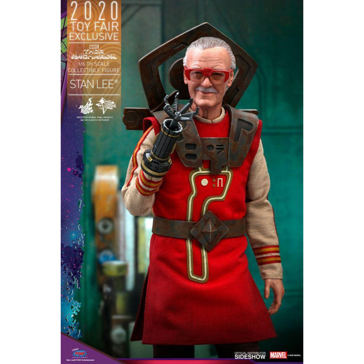 Thor Ragnarok Film Capolavoro Statua Stan Lee Figura 30 cm Esclusiva Hot Toys