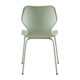 Set da 4 sedie da salotto moderne verdi - Selene