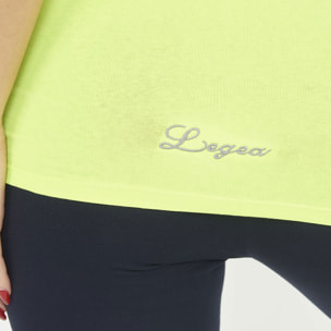 Canotta palestra da donna RAITA giallo fluo