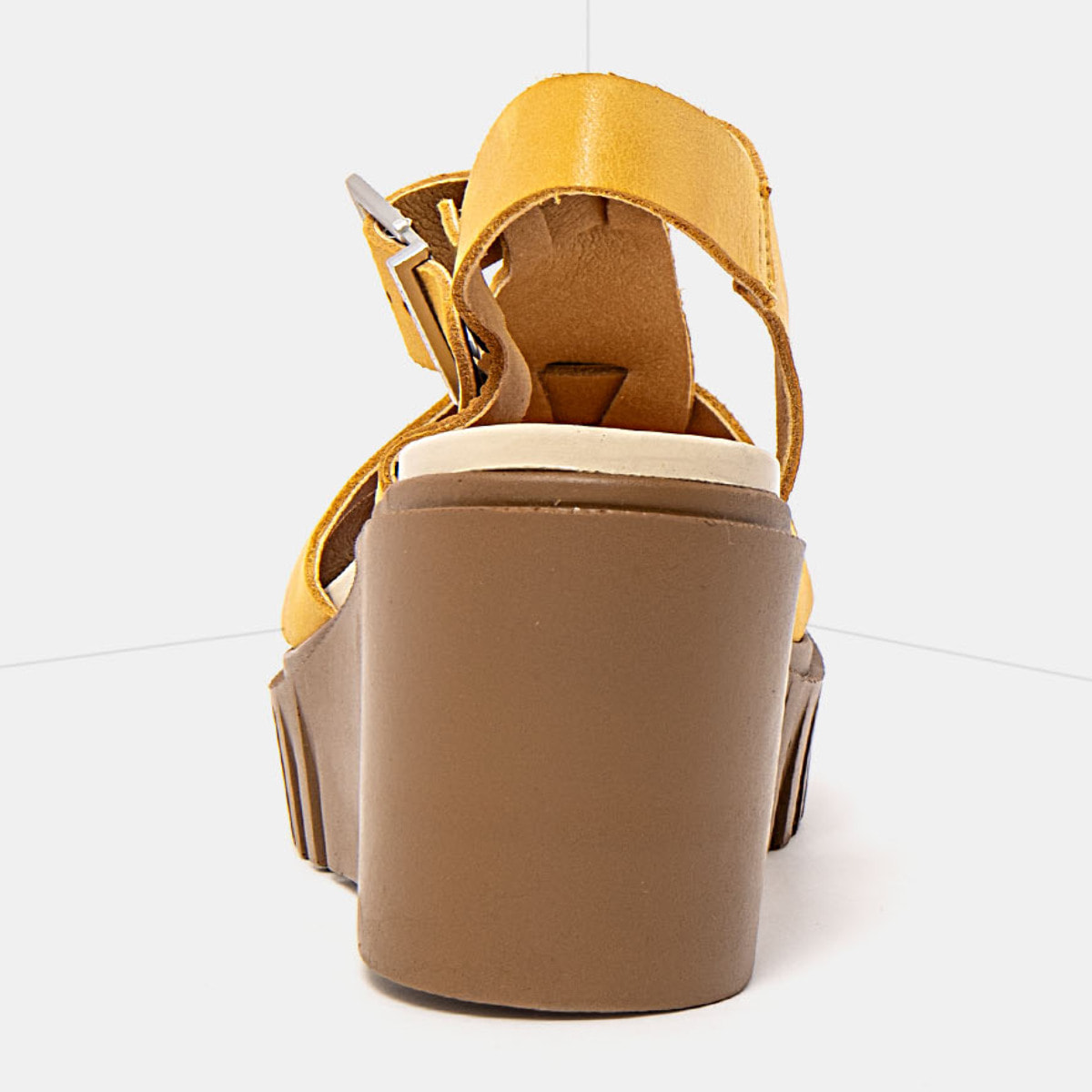 Sandalia de cuña 2084 ROMA YELLOW/ CATANIA color Yellow