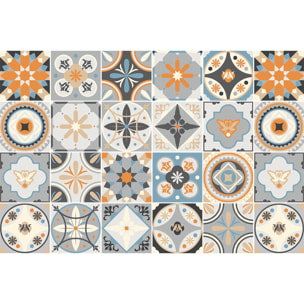 Stickers muraux - Sticker Mural Carrelage adhésif Cuisine Salle de Bain - 24 STICKERS CARRELAGES AZULEJOS GRAZELANO