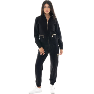 Tuta invernale donna collo in piedi e zip, pantalone cargo Leone 1947 Chic Tones