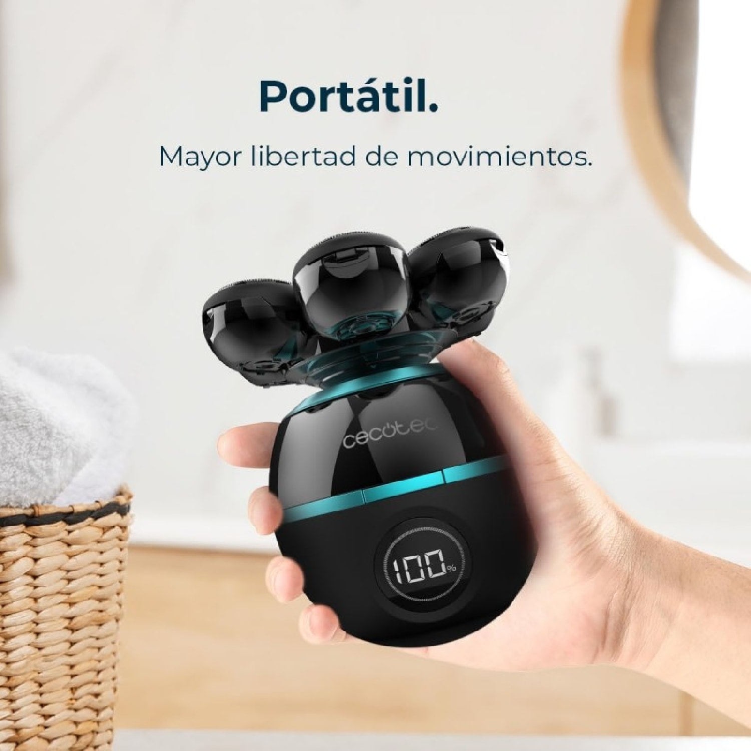 Cecotec Afeitadora de cabeza PrecisionCare Skull Shaver