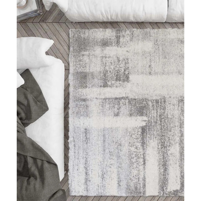 Tappeto Moderno Soggiorno Salotto Grigio