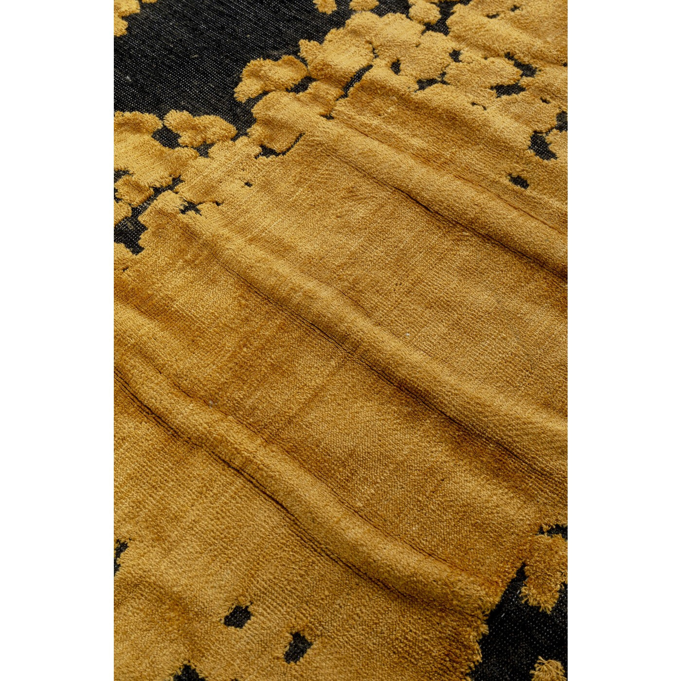 Tapis Silja ocre et noir Kare Design